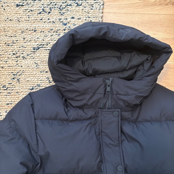 MPG black down mid puffer jacket NWT - Picture 3 of 5